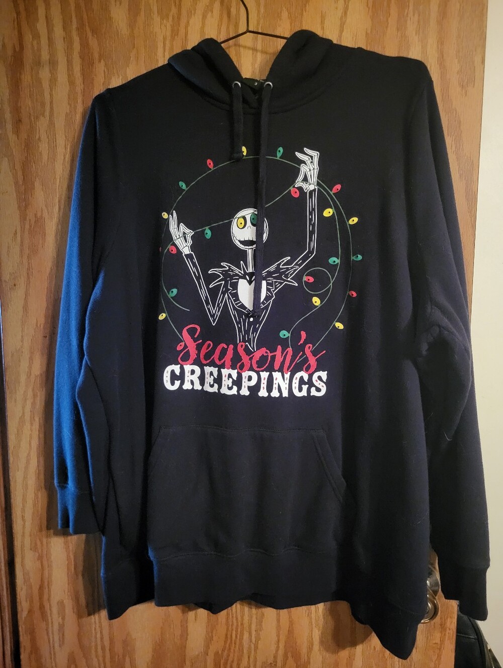 Torrid Black Holiday Graphic Hoodie - Season's Creepings
